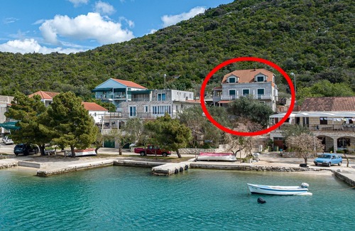 Dubrava Apartamento | Apartamento para dos personas en la playa Luka Dubrava, Peljesac (A-21647-b)