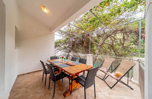 Zrnovo Apartamento | Apartamento para dos personas en la playa Bahía Bratinja Luka, Korcula (A-4434-a)