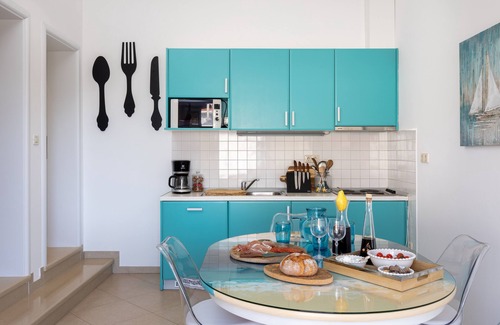 Brasina Apartamento | Apartamento para dos personas con terraza y vista al mar Mlini, Dubrovnik (A-8566-b)