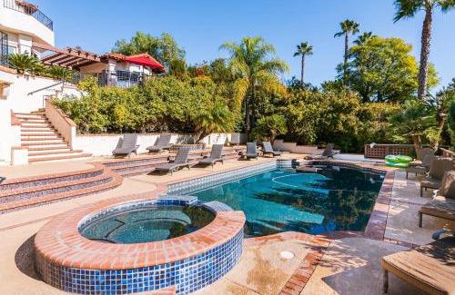 Escondido Casa | Two Estates w Pools Hot Tubs Game Rooms Valley Views Tennis Court Near Beaches Wineries