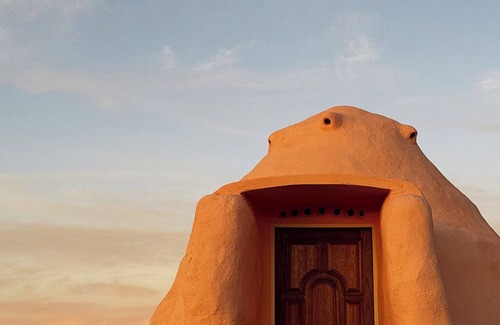 Alpine Cabina | TWO Private Lux Organic Earth Domes - 5 Starry Secluded Acres in Terlingua