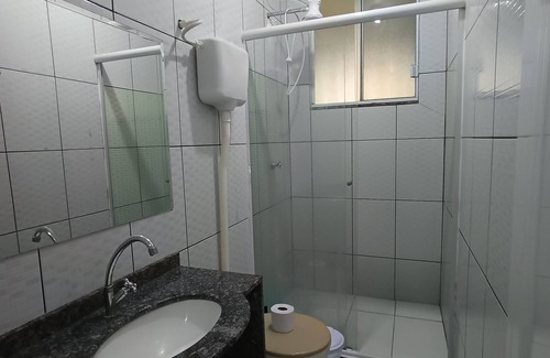 Barra Velha Apartamento | TWO-ROOM APARTMENT NEAR THE BEACH (70 meters, 1 min walk)