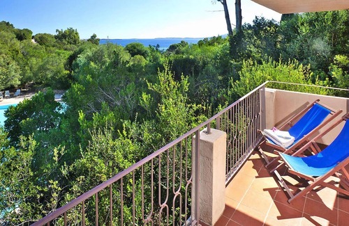 Capo d'Orso Apartamento | Apartamento de dos habitaciones con vistas al mar Complejo Il Mirto Delphina en Palau