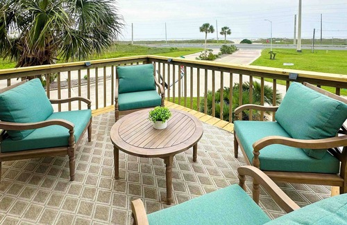 Pointe San Luis Casa | Two-story Gulf view retreat with furnished deck, washer/dryer, central AC