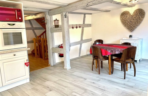 Beblenheim Casa | Casa típica alsaciana 4 * Independiente 105m² 2/5 pers Estacionamiento privado