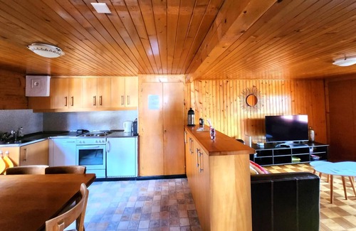 Saint-Martin Apartamento | Typical "Le Ver Luisant" apartment. Balcony with magnificent view. Val d'Hérens