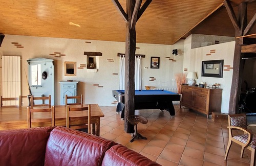 Montaigu-de-Quercy Casa | Típica casa quercy en un nivel con piscina climatizada