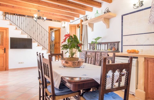 Sant Joan Casa | Típica villa mallorquina "S'Era de Son Roig" con jardín, piscina y Wi-Fi
