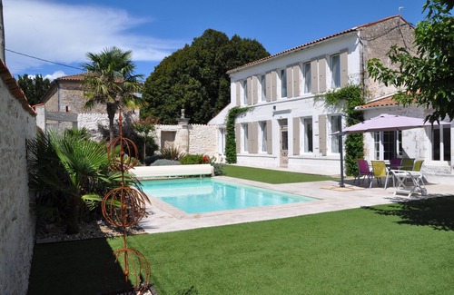 Etaules Casa | típica Charentais casa para 6/7 personas - piscina privada climatizada