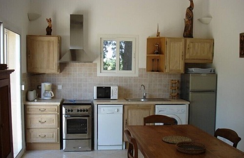 Sorbo-Ocagnano Cabaña | U Querciolo gite de France 3 épis, 3 *, 53m², piscina y playa, aire acondicionado y wifi gratis