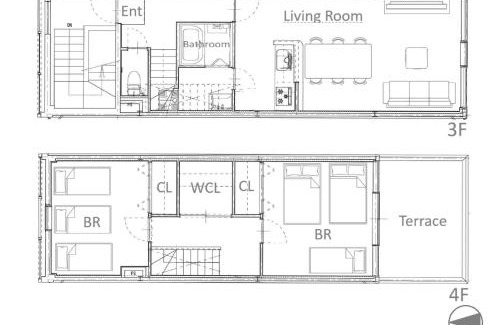 Uchi Machi Apartamento | uchimachi301 しげの里リノベーション94平方メートルJR高松駅14分ことでん片原町駅3分メゾネットペントハウス