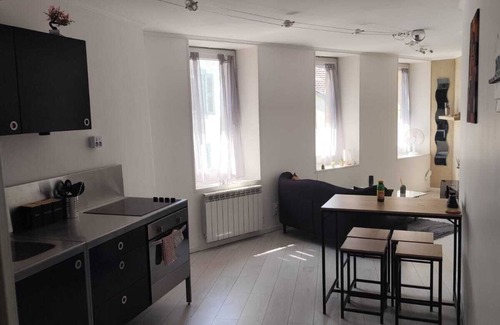 Thonon-les-Bains Apartamento | Ultra-center Thonon apartment in small condominium.
