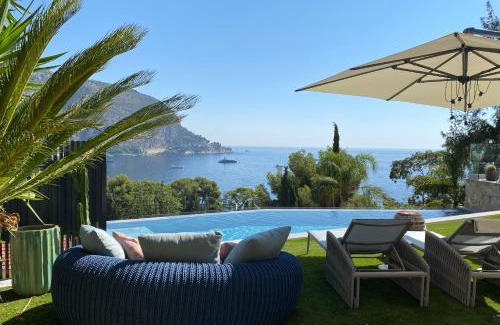 Eze Apartamento | Un coin de paradis avec vue Mer et jardin