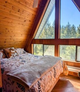 Brookings Casa | Unique A-Frame Cabin with Sauna- Deja Vu