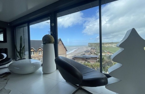 Veulettes-sur-Mer Villa | Unique!!! Exceptional clifftop villa with sea view. Elevator in the villa.