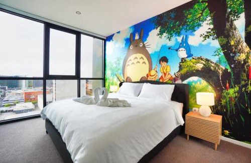 Adelaide Central Business District Apartamento | Unique Ghibli Theme Apt-Pool-Gym-Sauna-Steam Room