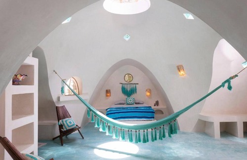 Soliman Bay Apartamento | Unique Jungle Dome Ha with Kitchen
