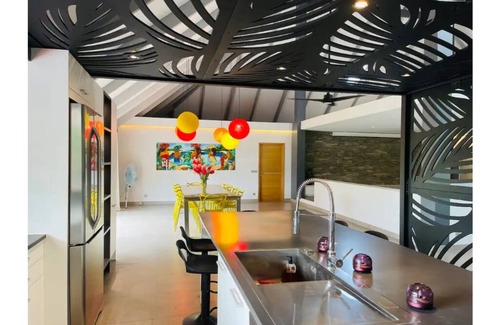 Point Matira Villa | Unique luxuous 350sq m Villa with pool, fitness area, home cinema lounge ....