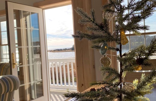 West Hyannisport Casa | Unique oceanfront windmill with breathtaking views of Nantucket Sound.