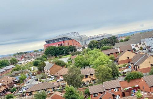 Everton Apartamento | Unique view of Anfield stadium - Charming 2 bedroom apartment in Liverpool with parking