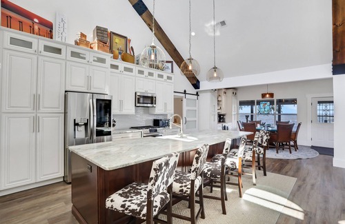 Gulf Breeze Casa | Unique waterfront home with amazing views, dock & firepit