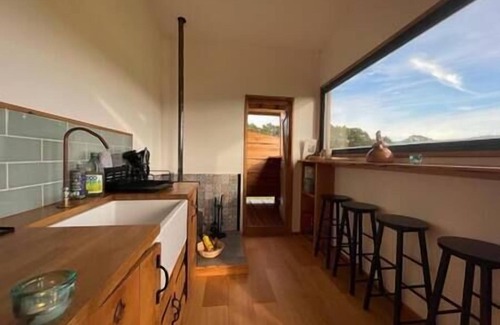 Graffham Cabina | Unique Wooden Cabin with outdoor bath and private field. Sleeps 4
