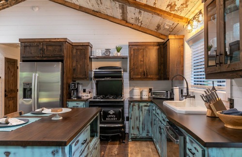 Linville Casa | Up the Creek - single level modern farmhouse