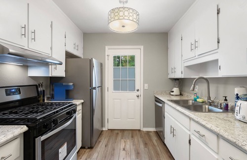 Northeast Pensacola Casa | Updated 2 bed w/ fenced yard * Dog Friendly * Fox Den F