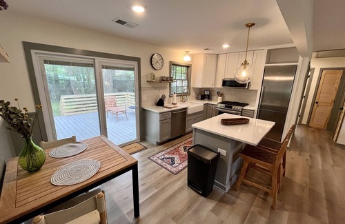 Charleston Casa | Updated Brick Charmer under the Oaks