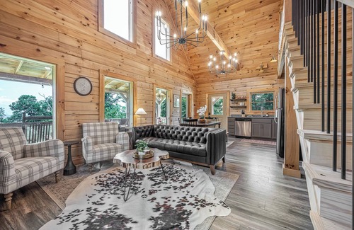 Mentone Cabina | Updated Brow View Cabin with Hot Tub/Fire Pit/Arcade in Mentone