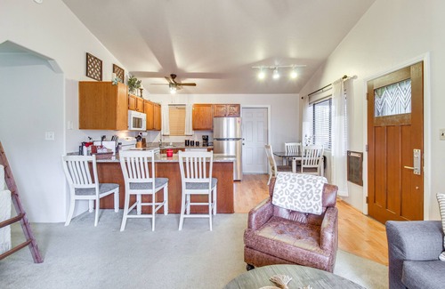 Pinetop Cabaña | Updated Deck & Fireside Table: Pinetop Cottage