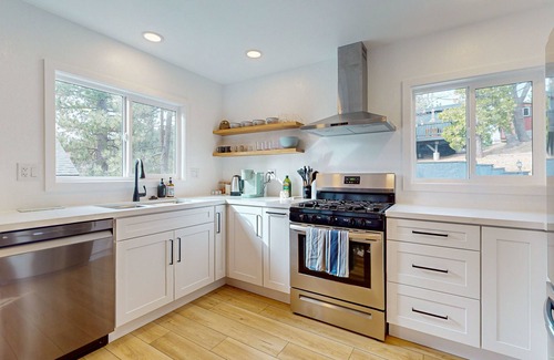 Arrowbear Lake Casa | Updated, dog-friendly home w/large deck, BBQ, fireplace and views