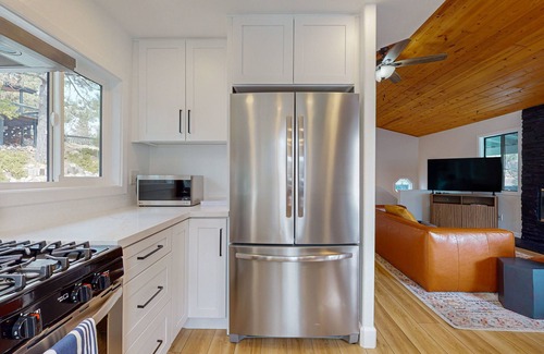 Arrowbear Lake Casa | Updated, dog-friendly home w/large deck, BBQ, fireplace and views
