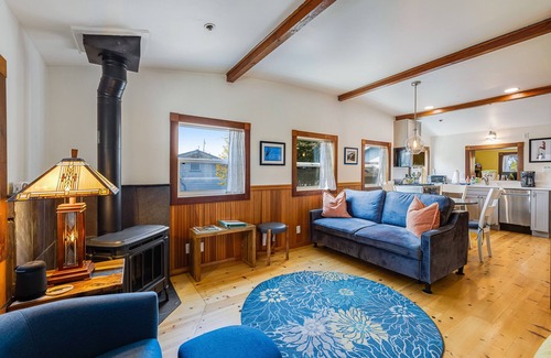 Old Town Casa | Updated, dog-friendly cottage with bay views, wraparound deck & EV charger
