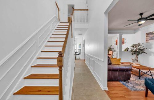 Prosperity Church Road Casa | Updated University Area Home with Hot Tub Near Charlotte Your Perfect Retreat