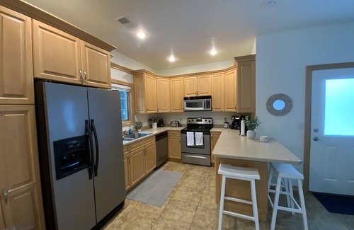 Fish Creek Casa | Upscale Downtown Fish Creek Two-Level Condo/Townhome