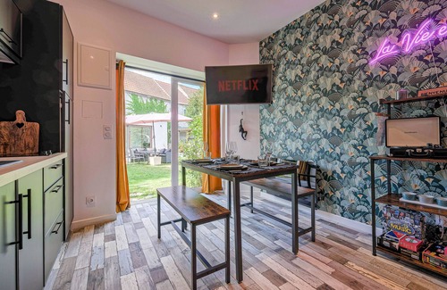 Chauconin-Neufmontiers Cabaña | Gîte-Baño en la habitacion-Premium-Vista al Jardín-Gîte