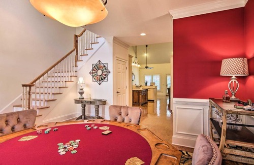 Aiken Casa | Upscale Home with Poker Room Less Than 1 Mi to Golf!