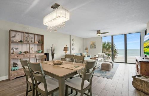 Crescent Beach Casa | Upscale Oceanfront Condo with Panoramic Views and Pool