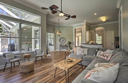 Indian Trails Casa | Upscale Palm Coast Home w/ Pool: 7 Mi to Beaches!