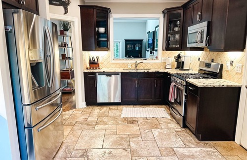 Cary Casa | Upscale Retreat in Cary, NC With Theater Room & Outdoor Fire Pit