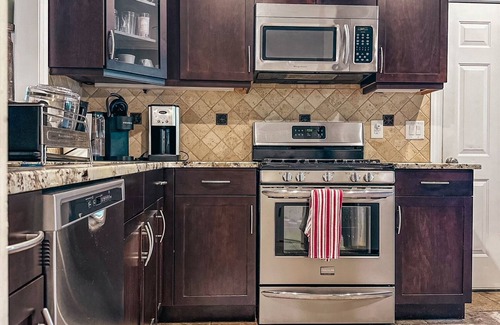 Cary Casa | Upscale Retreat in Cary, NC With Theater Room & Outdoor Fire Pit