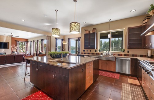Fox Island Casa | Upscale waterfront estate with private dock, fireplace, & gourmet kitchen