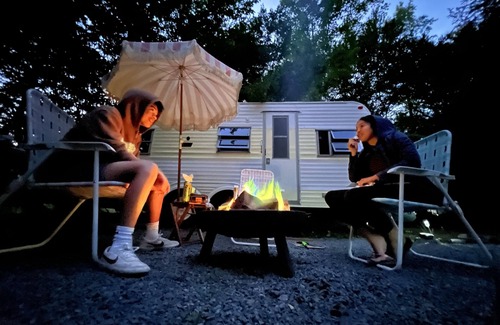 Parksville Casa | Upstate Catskills Beautiful 1978 Vintage Camper "Shirley"