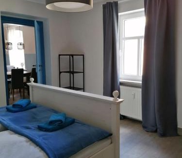 Ostrau Apartamento | Urlaubsfreude Biedermann Haus Glücksstein Ferienwohnung Aquamarin