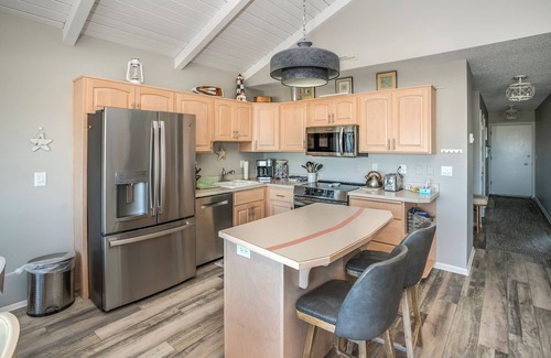 Gearhart Condominio | Se admiten mascotas con vista al mar. Piscina