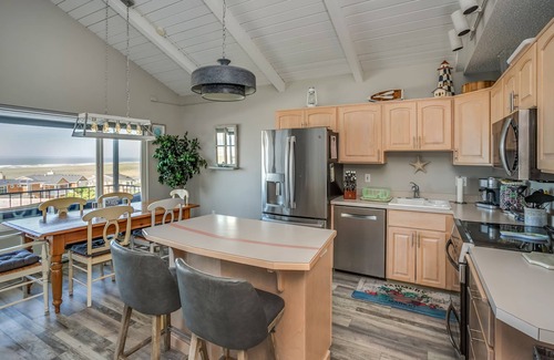 Gearhart Condominio | Se admiten mascotas con vista al mar. Piscina