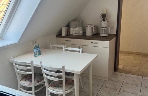 Lubben Cabaña | Vacation apartment, WC/shower - Pension am Markt