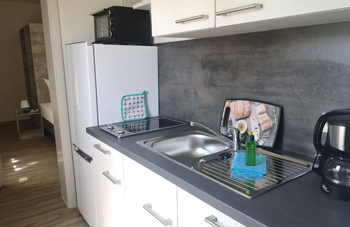 Krakow am See Apartamento | Vacation apartment 7 (max. 2 pers. + 1 infant) lake view - Ferienpark Blechernkrug