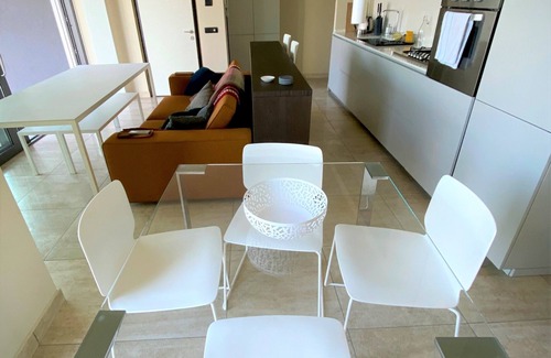 Sala Comacina Apartamento | Apartment - Sunny terrace with a view of the lake